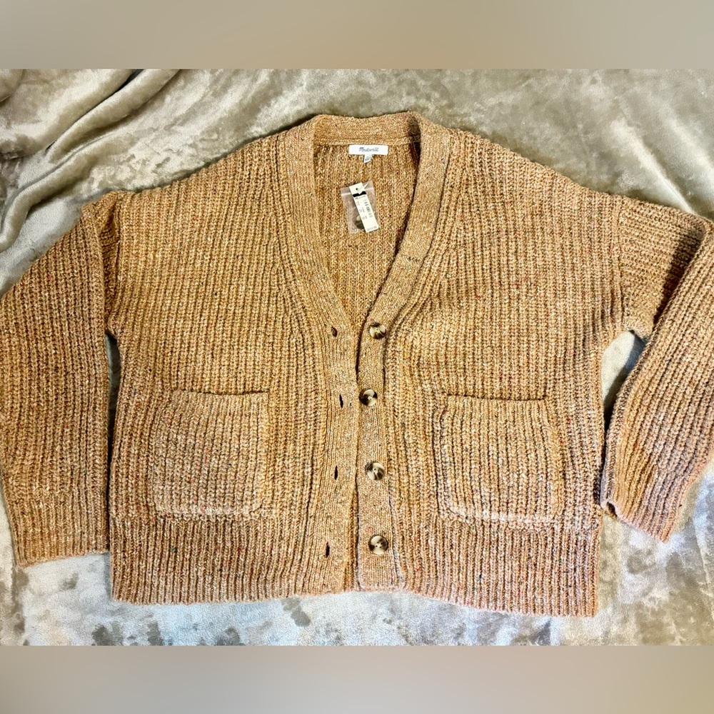 NWT- Madewell Oversized Sweater | Size: L (Women) | Color: Tan